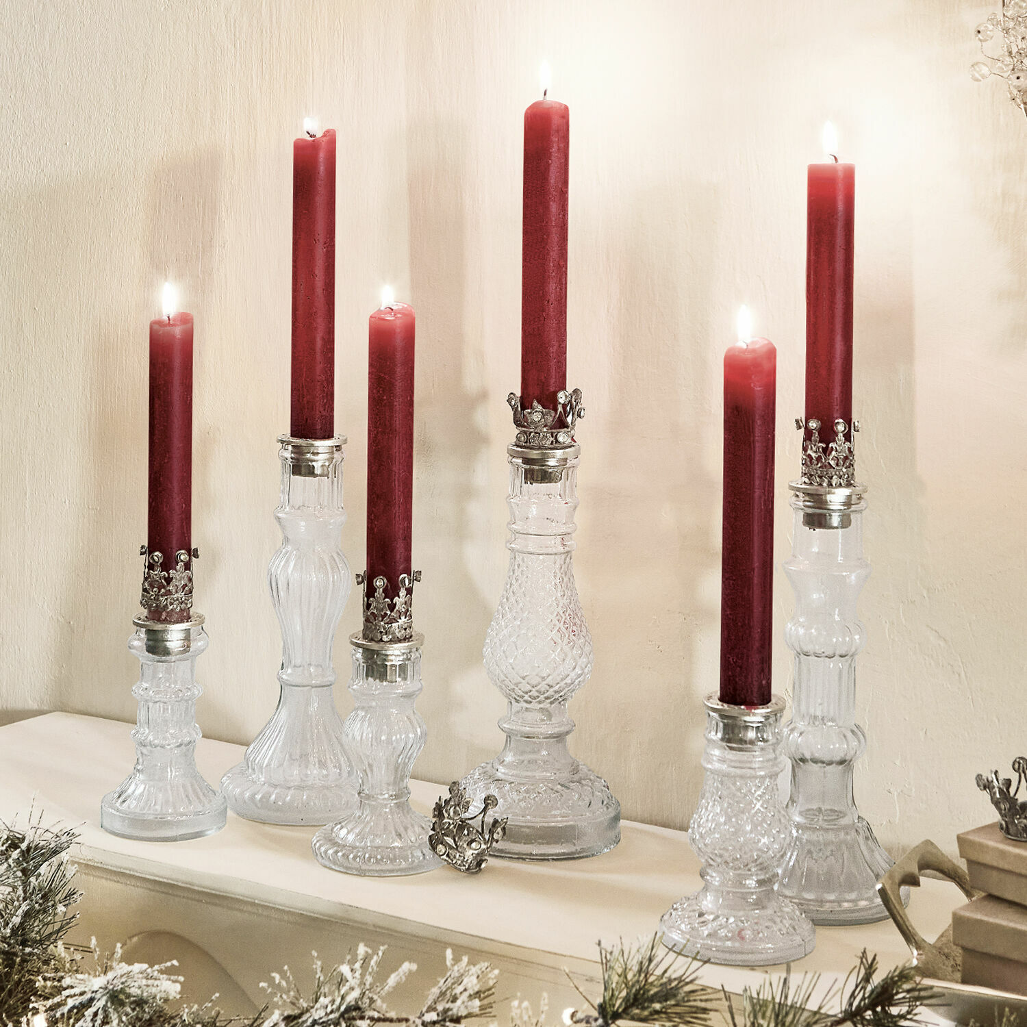 Kaars set van 12 Bauceau