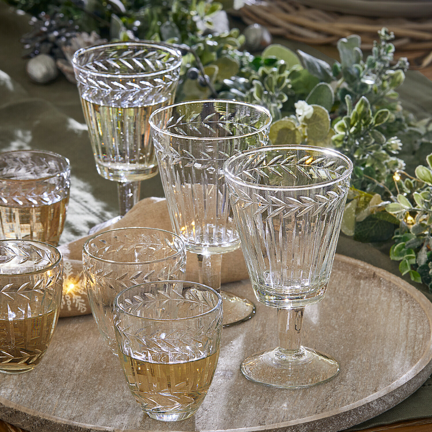 Glas set van 12 Padiès