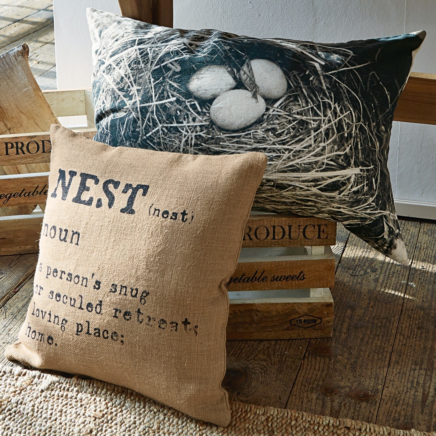 Kussen set van 2 Nest