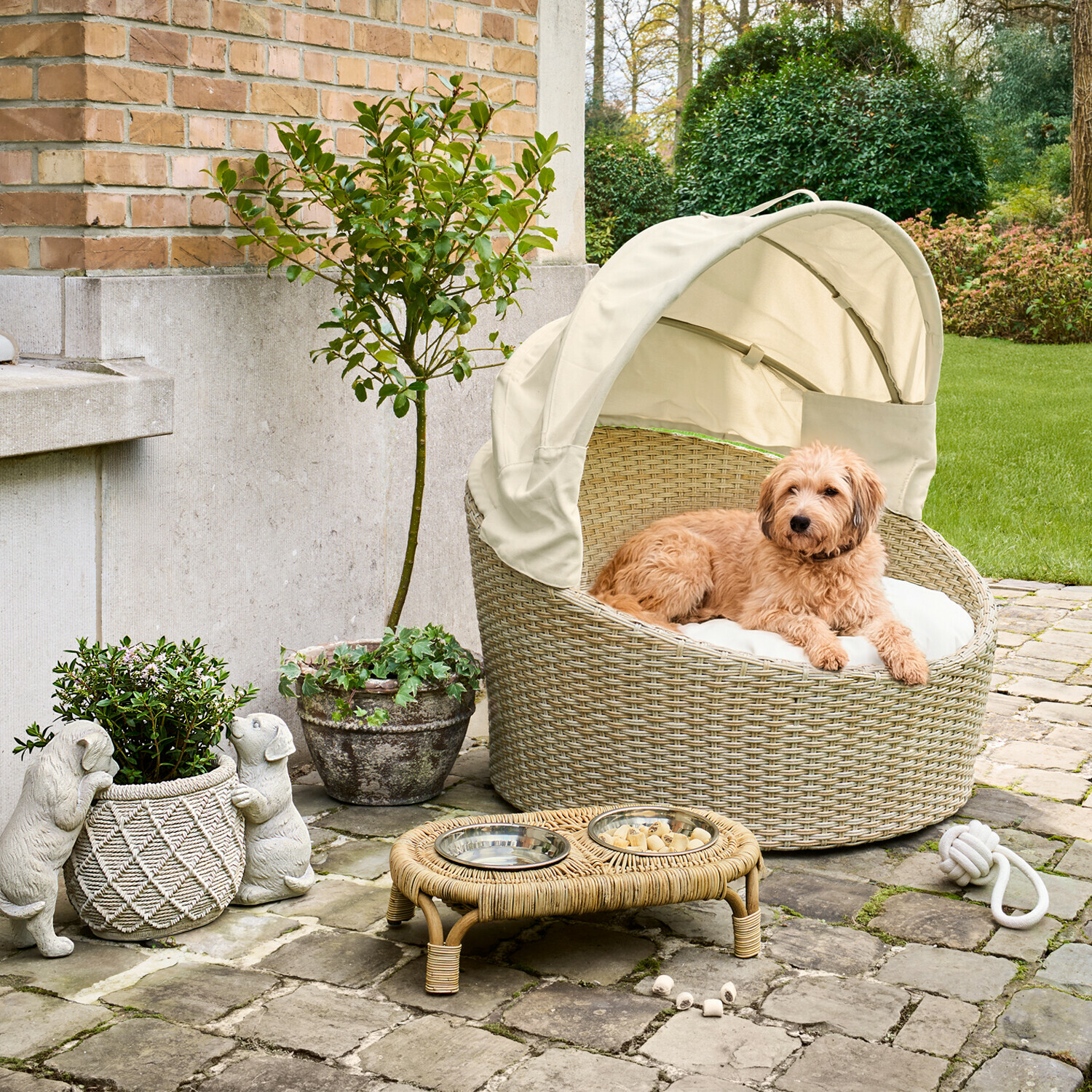 Voerbakje met houder Petivas