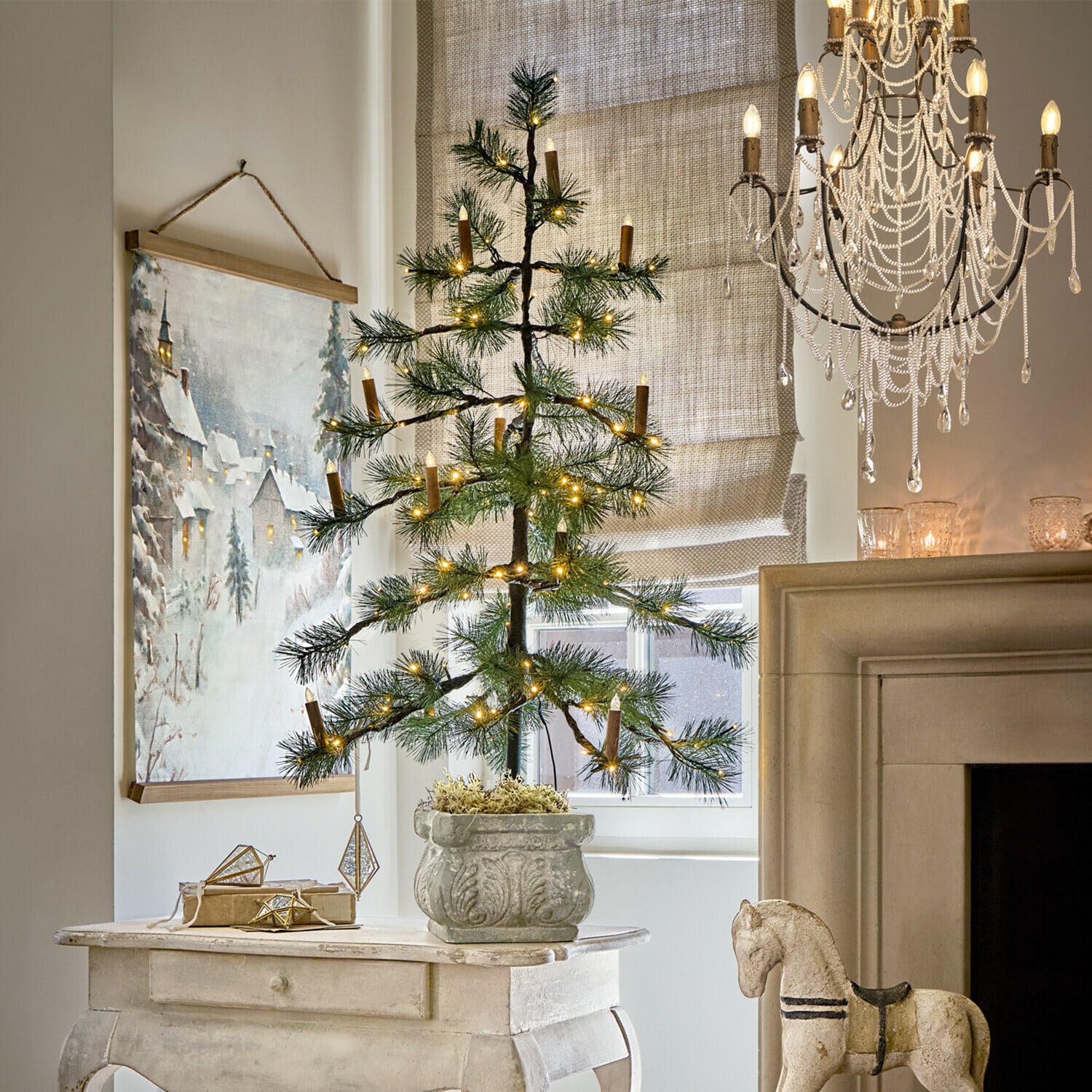 Led-kerstboomkaars set van 12 Thorivelle