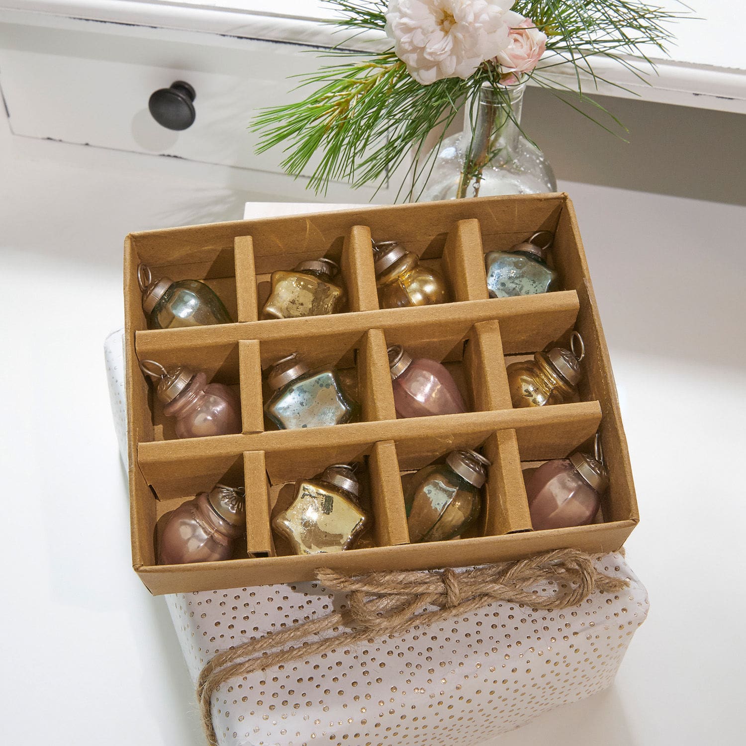 Kerstversiering set van 12 Courbevoie