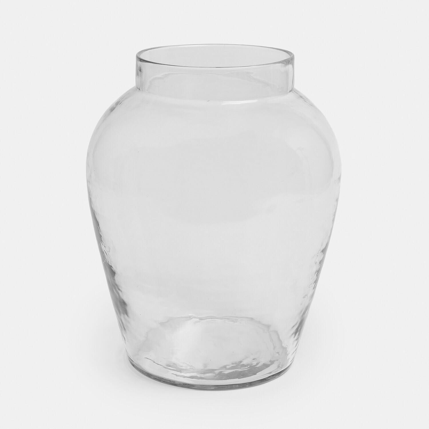 Vaas Lunaras Transparante glazen vaas met afgeronde vorm, perfect voor interieurdecoratie