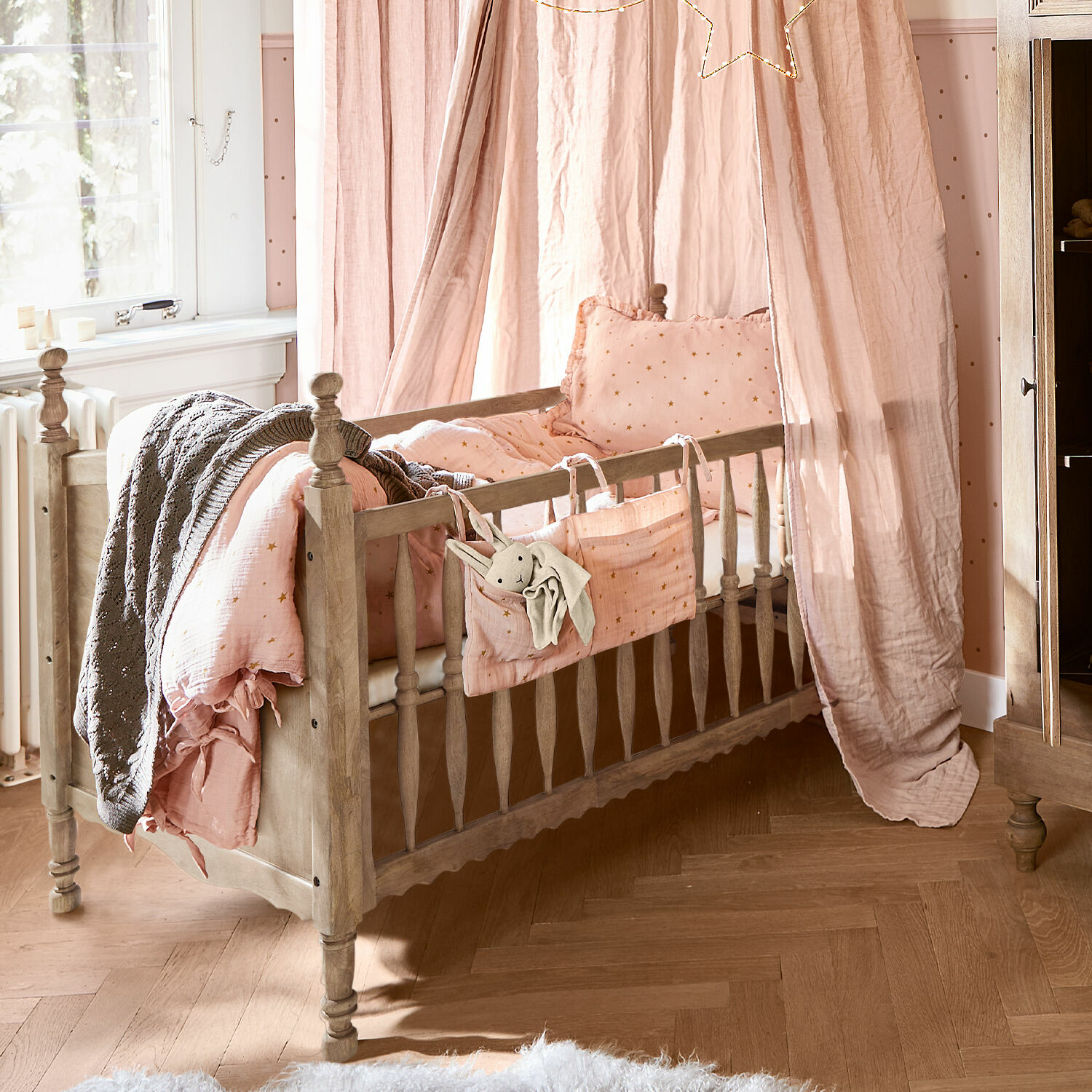 Dekbedovertrekset voor een babybedje Vianne