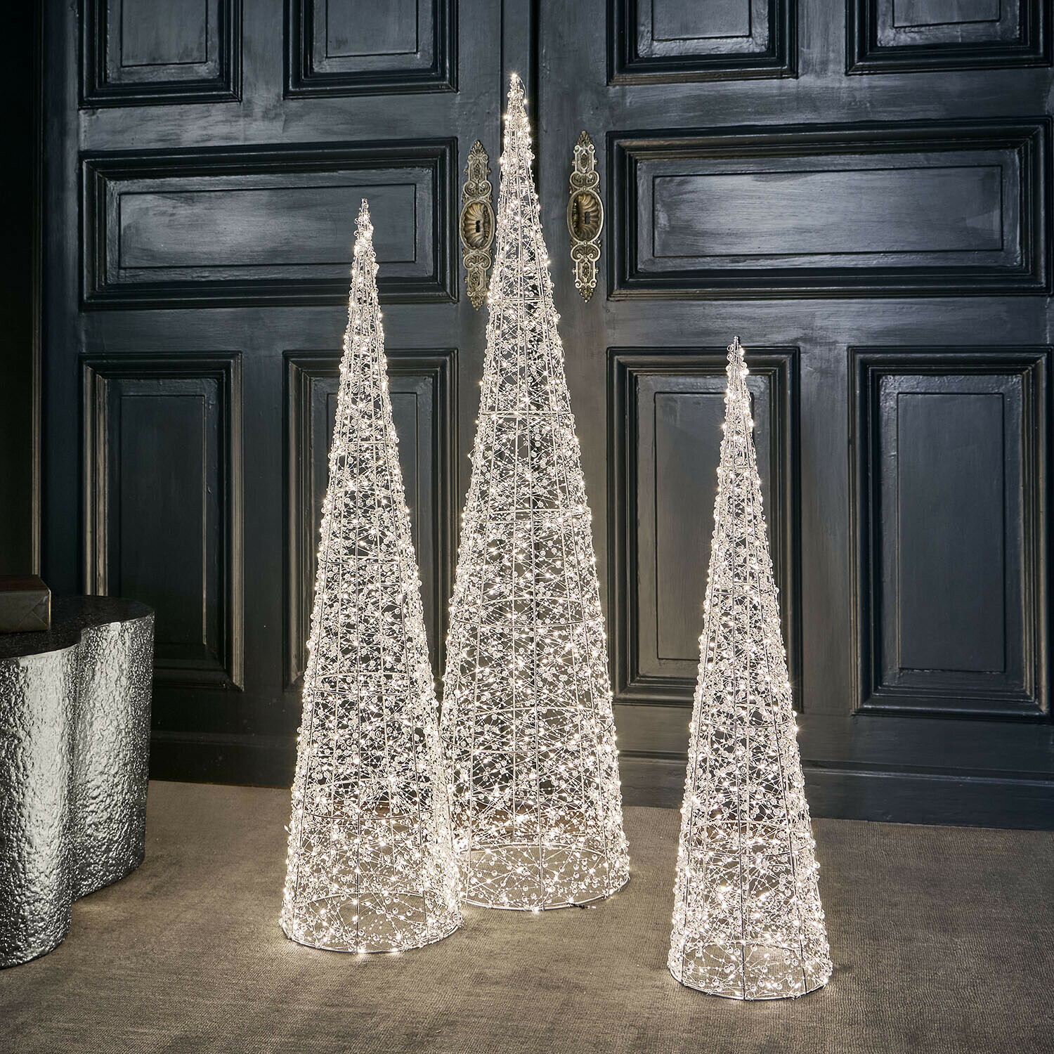 Ledkerstboom set van 3 Clairune Ledkerstboom set van 3 Clairune