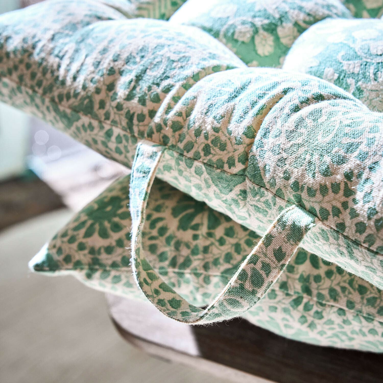 Stoelkussen set van 2 Fleuronnes