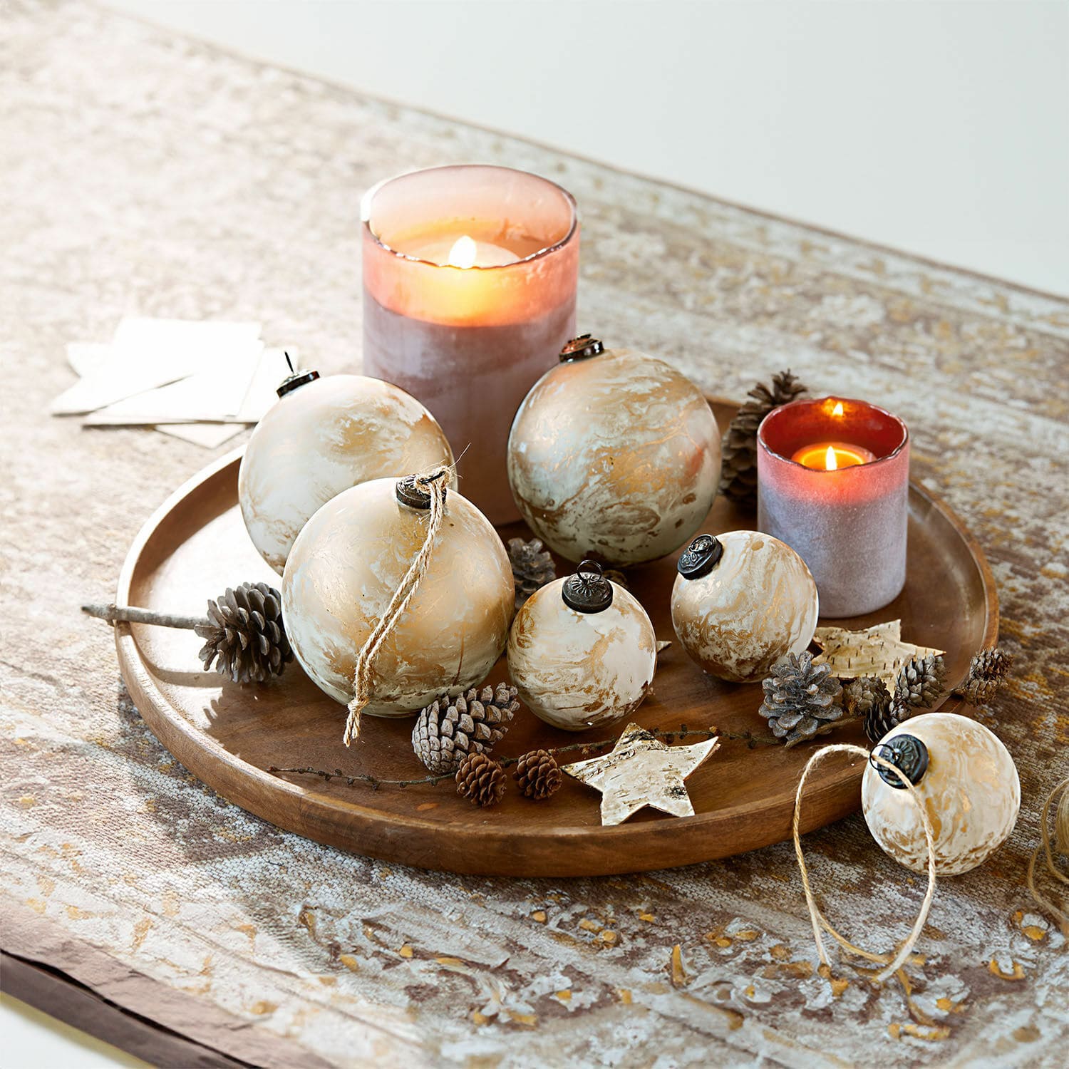 Kerstballen set van 6 Nymeria