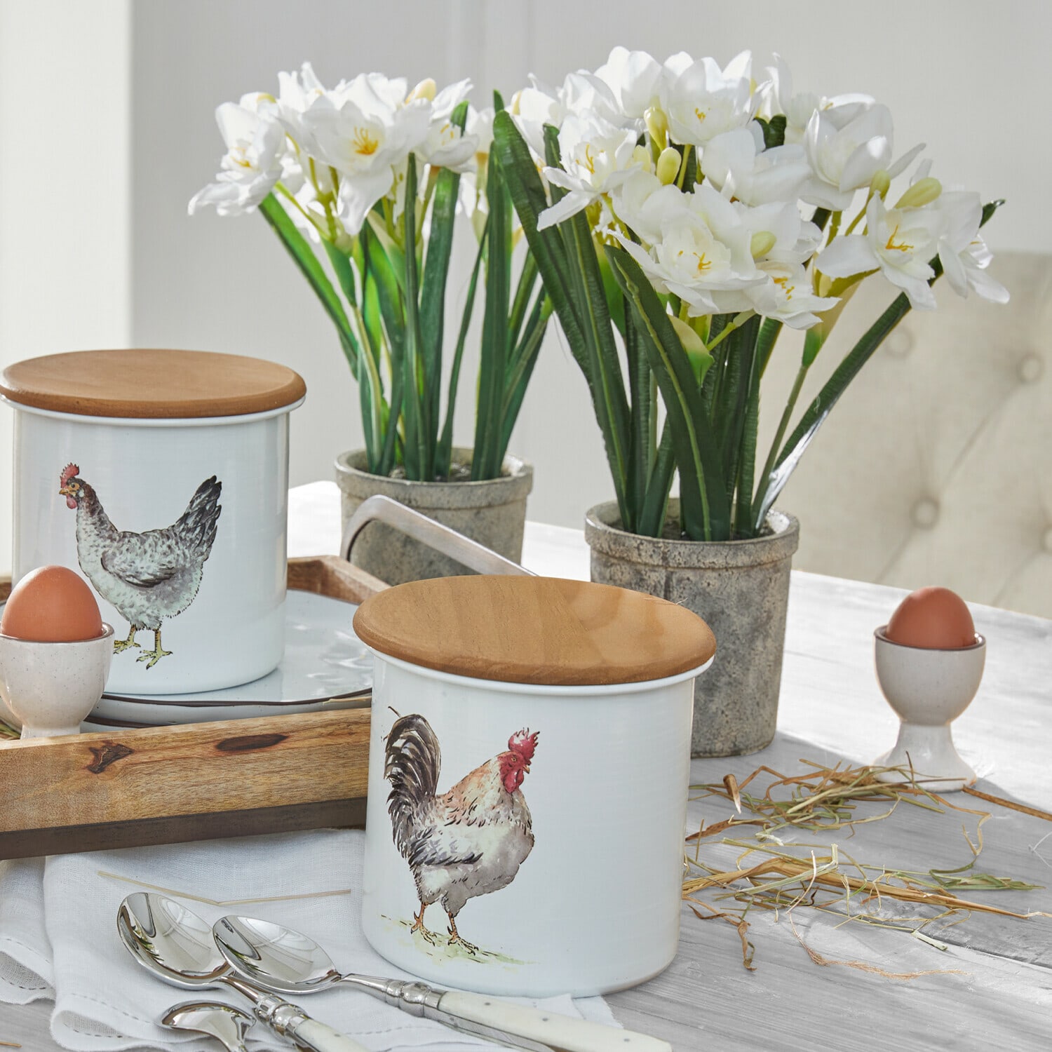 Sierbloem set van 2 Soralen