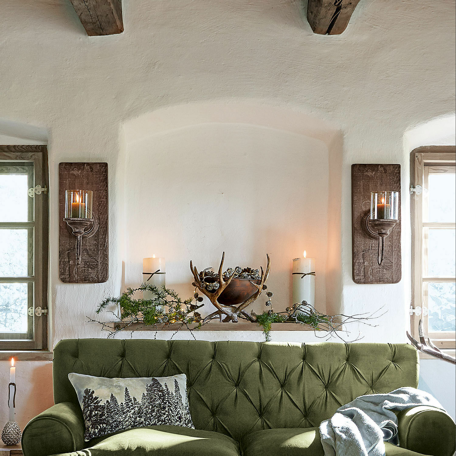 Wandkaarsenhouder Vios