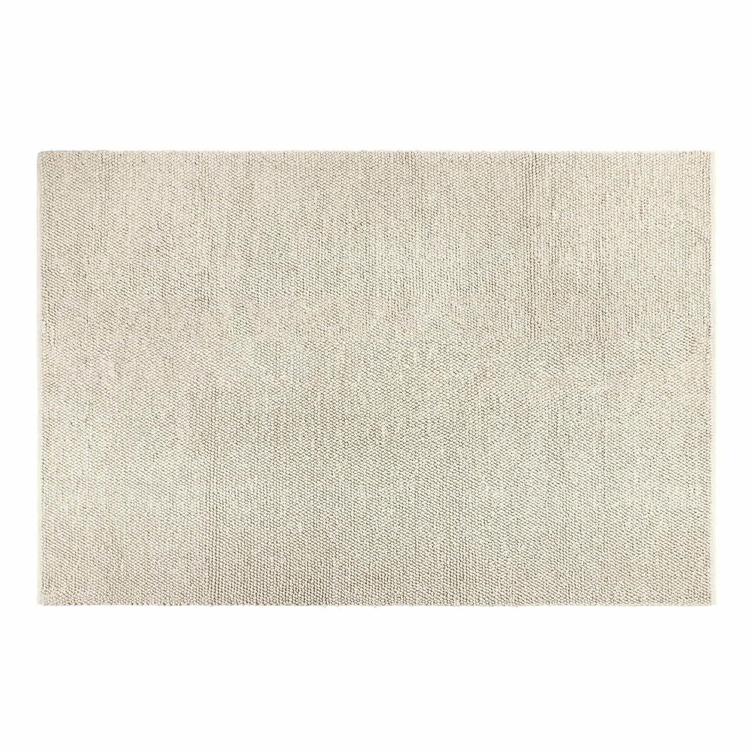 Vloerkleed Coleman Beige vloerkleed van natuurlijk materiaal met fijne structuur, geschikt voor moderne interieurs