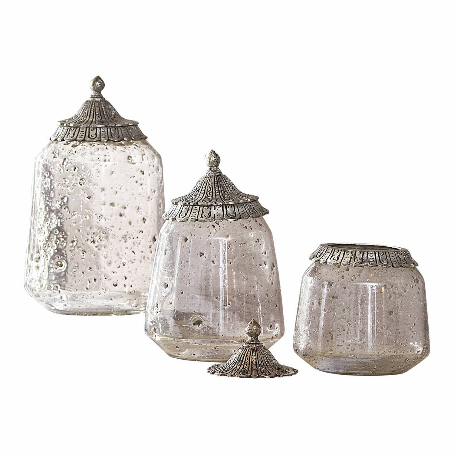 3-delige set glazen potten Nizwa