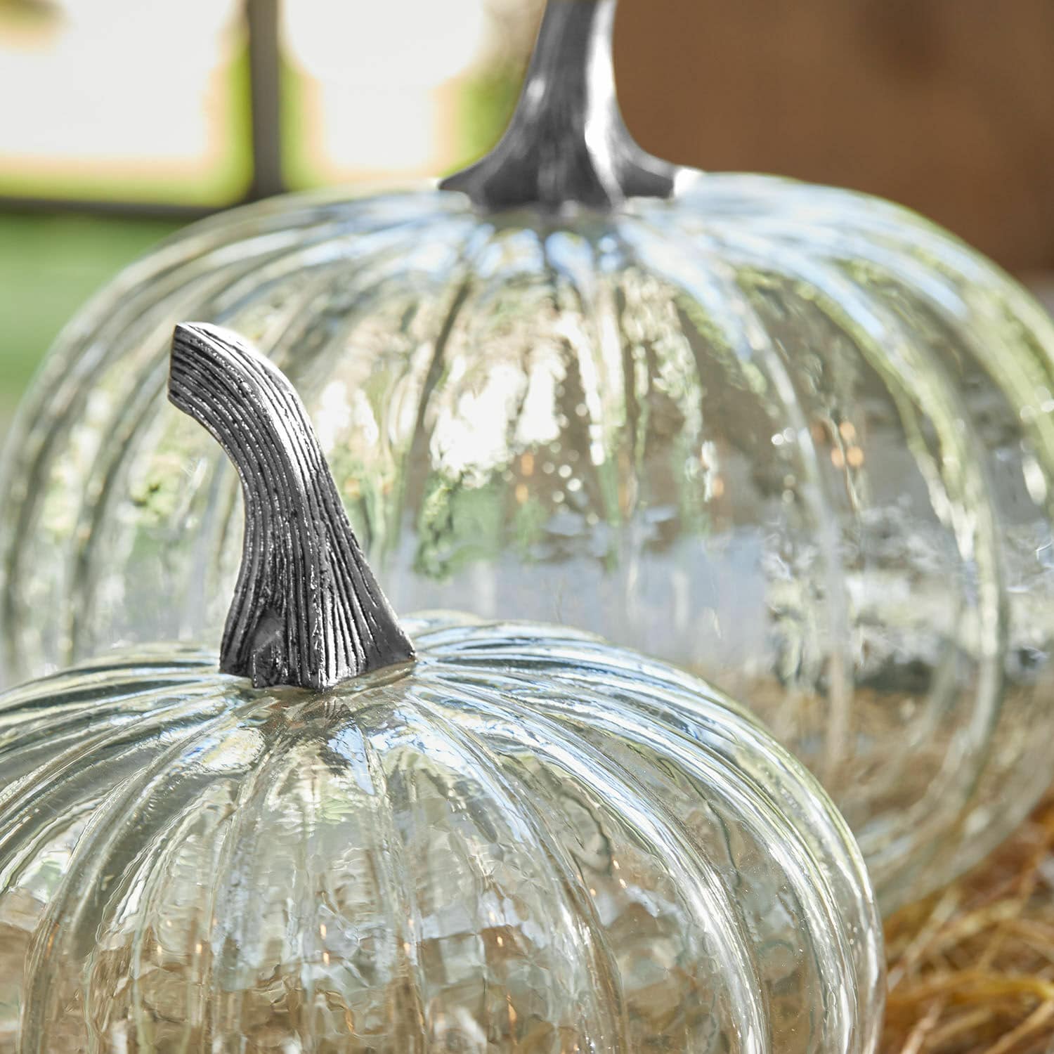 Pompoen set van 2 Perlouin