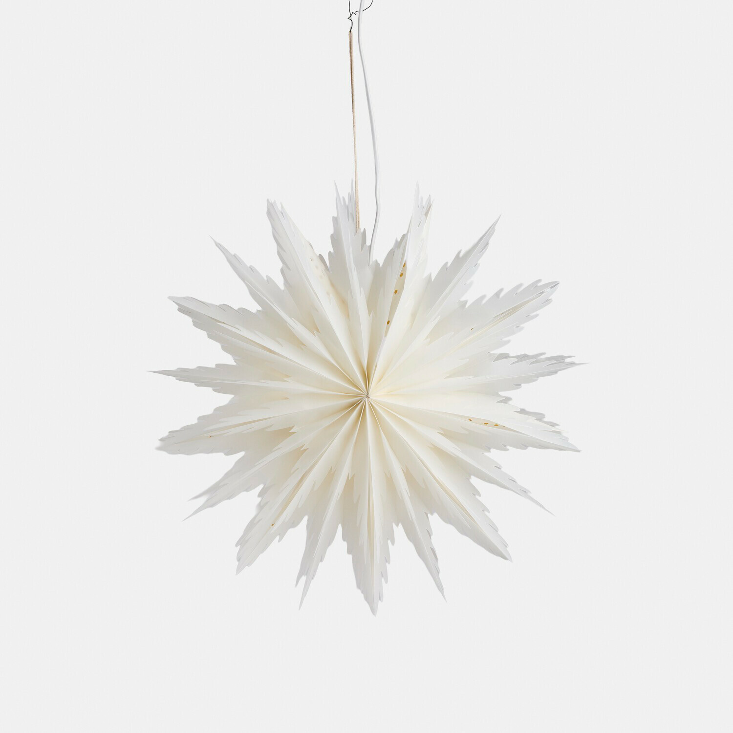 Papieren ster met verlichting Caelitha