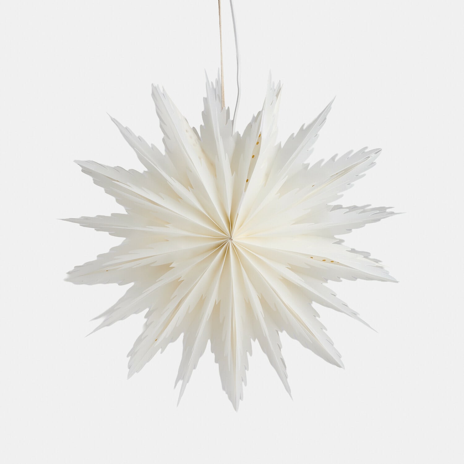 Papieren ster met verlichting Caelitha