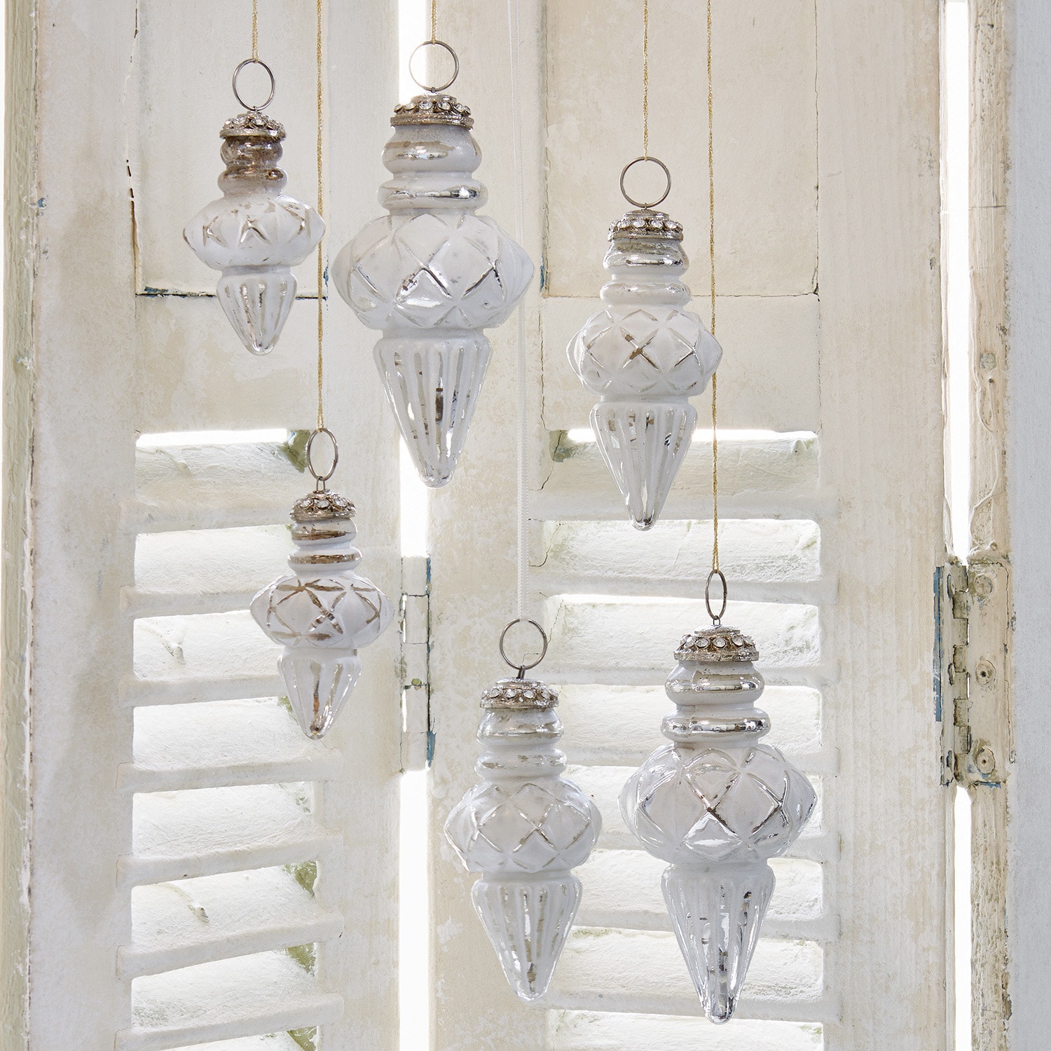 Kerstversiering set van 6 Belle