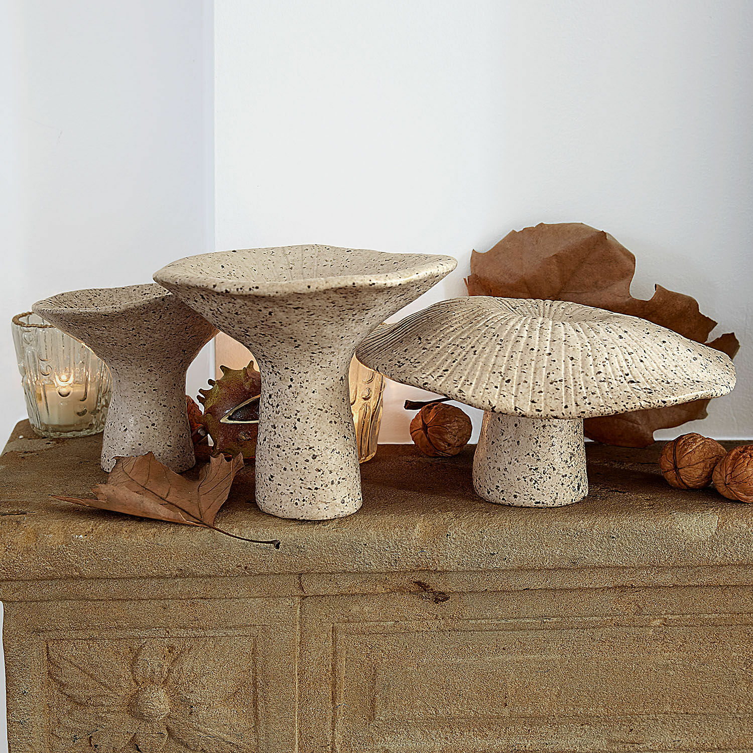 Sierpaddenstoel set van 3 Safoura
