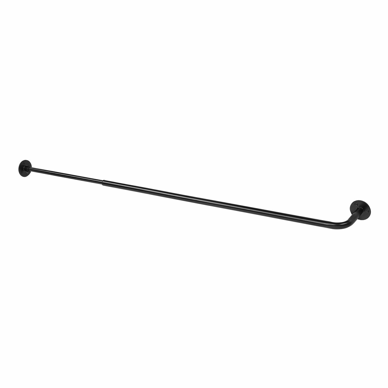 Gordijnroede met hoek en embrasse set van 2 Belarune