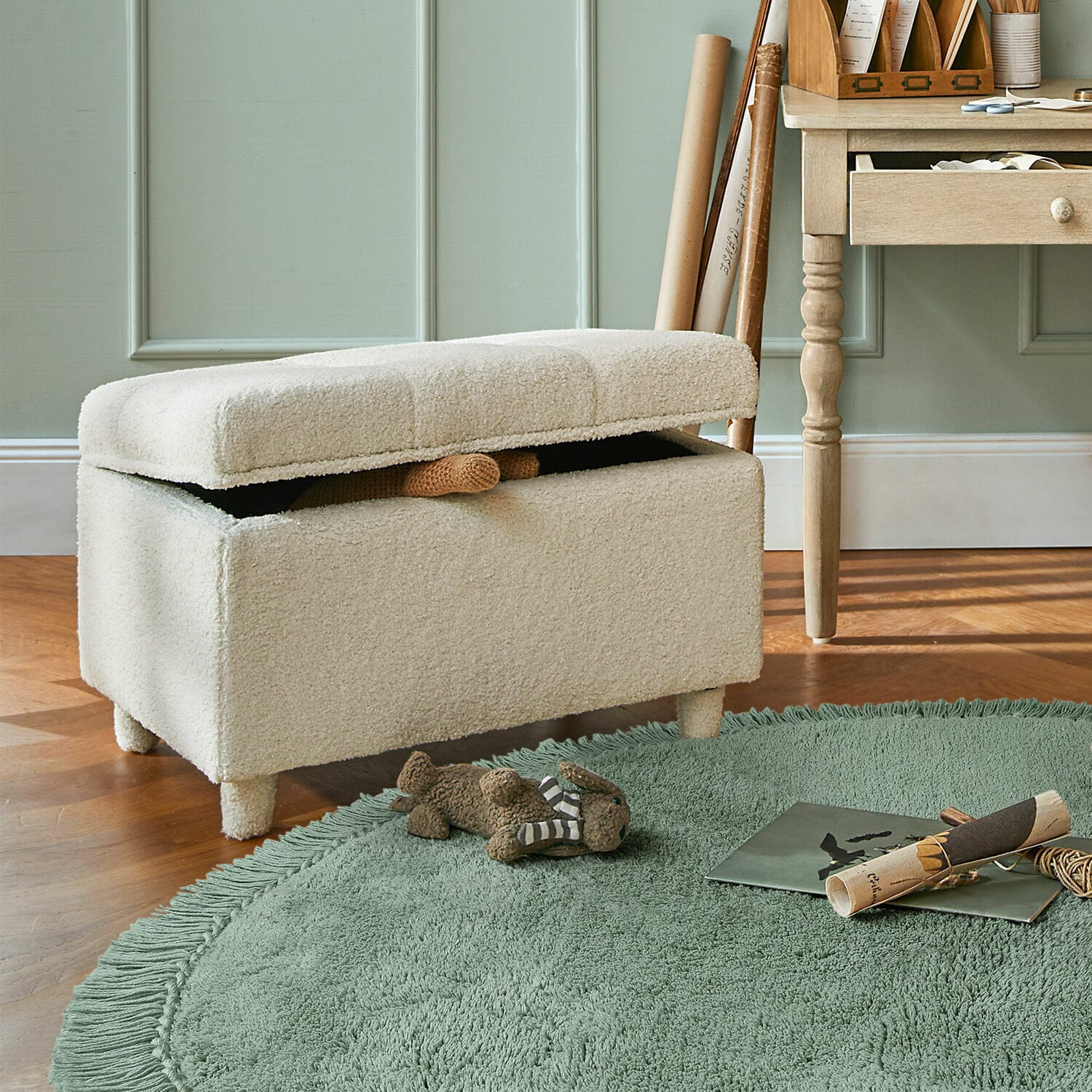 Knuffeldier met rammelaar Frolicks