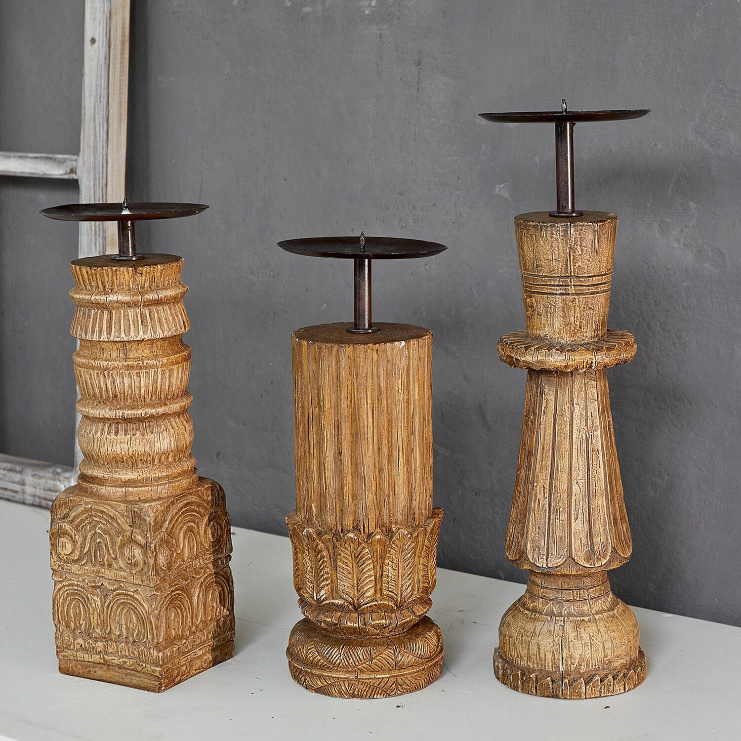 Kandelaar set van 3 Zahirah