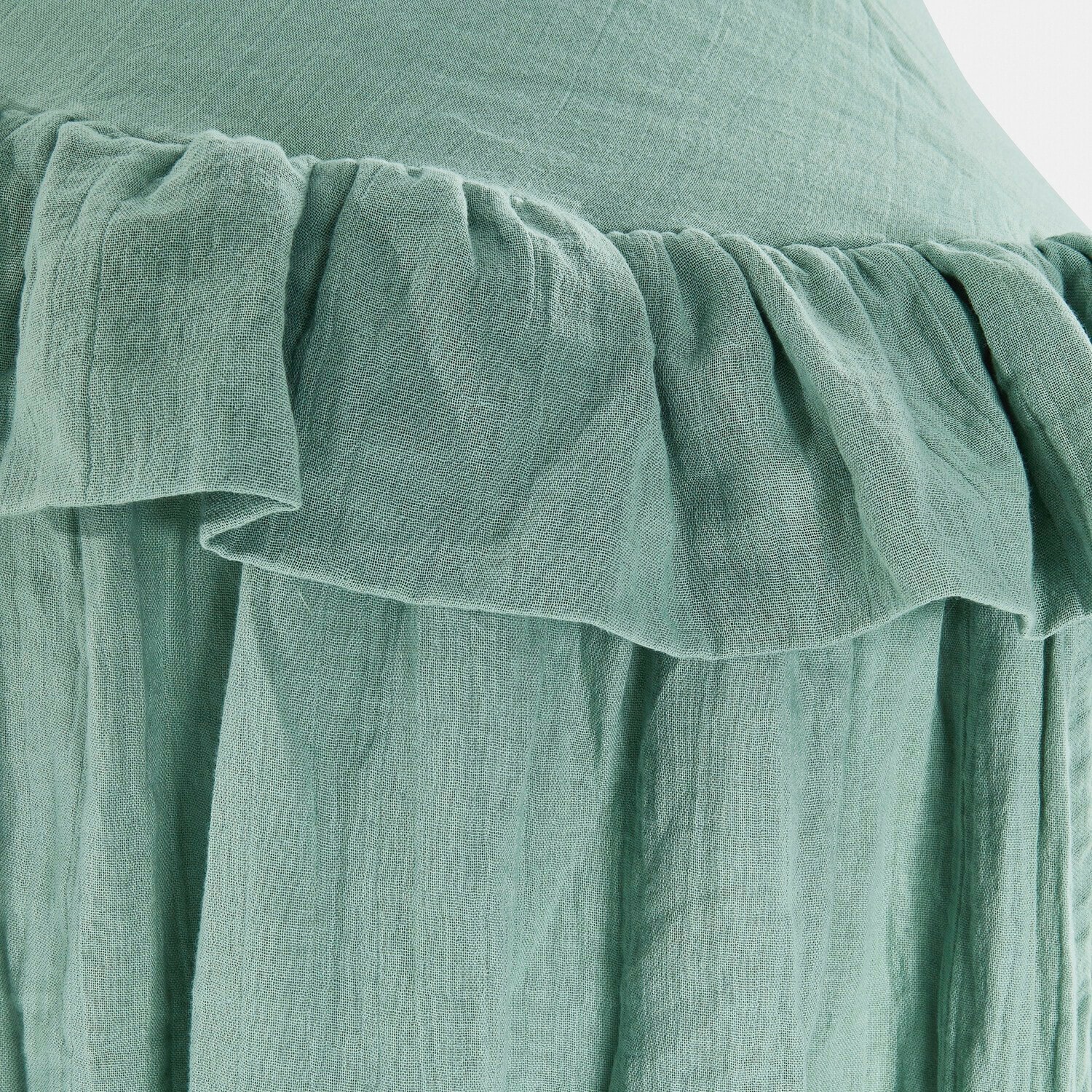 Bedhemeltje Een hemeltje als een omhelzing: de dubbellaagse katoenmousseline is zacht en ademend en valt in zachte golfjes. Nuvinas