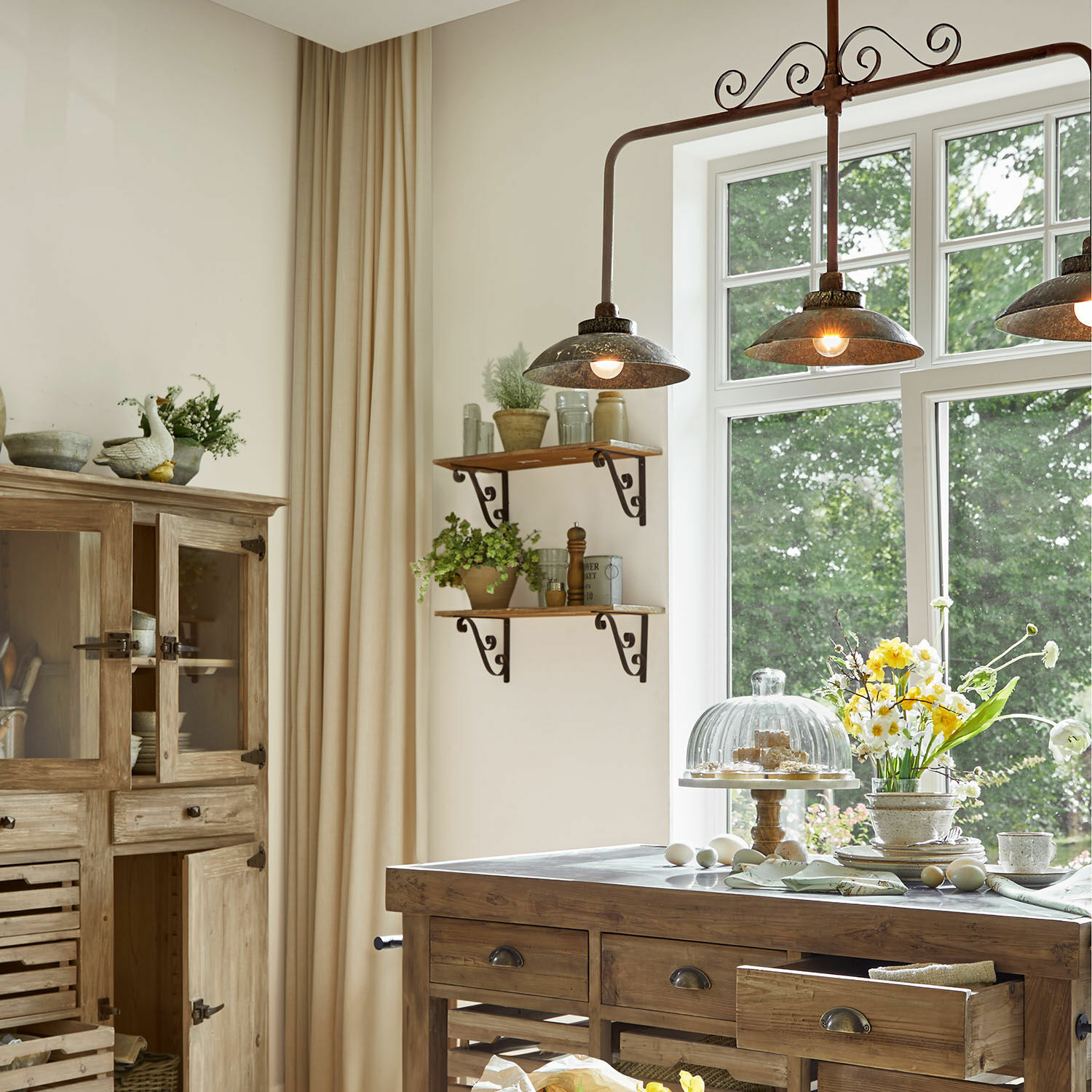 Wandplank set van 2 Dravile