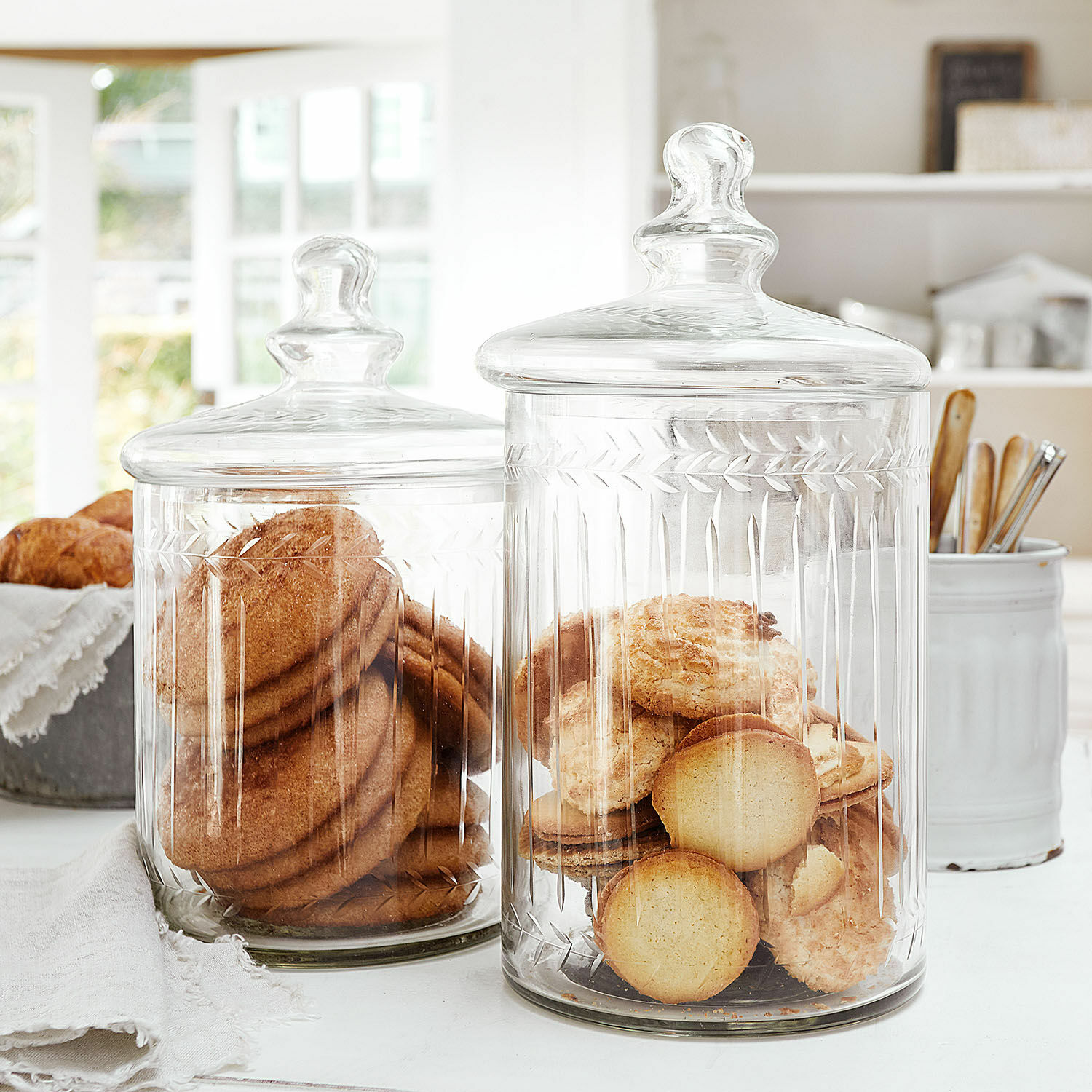 Glazen pot set van 2 Maledisant