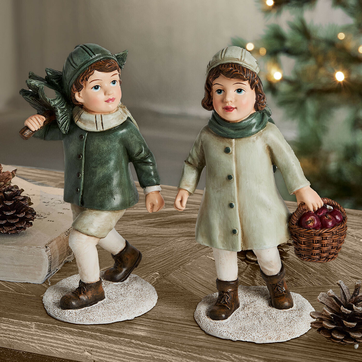 Decoratief kind set van 2 Jaquese