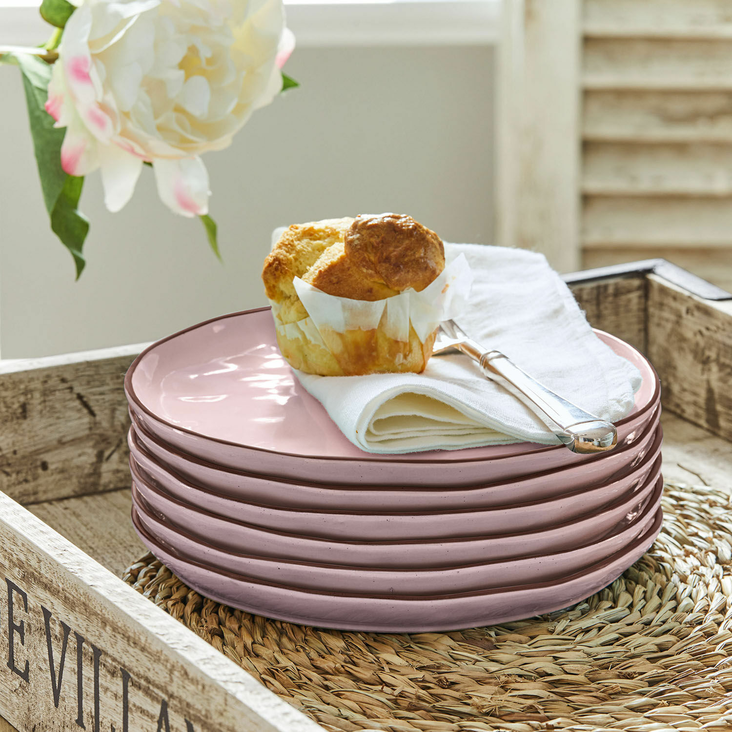 Dessertbordje set van 6 Biarré