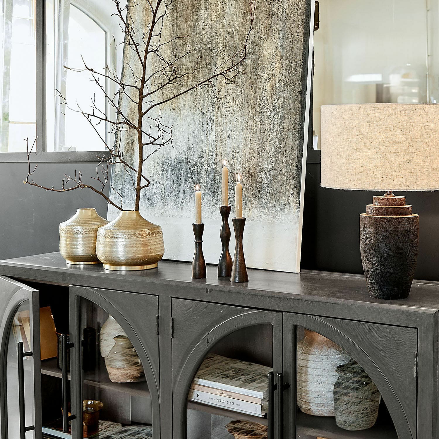 Kandelaar set van 3 Méléandre