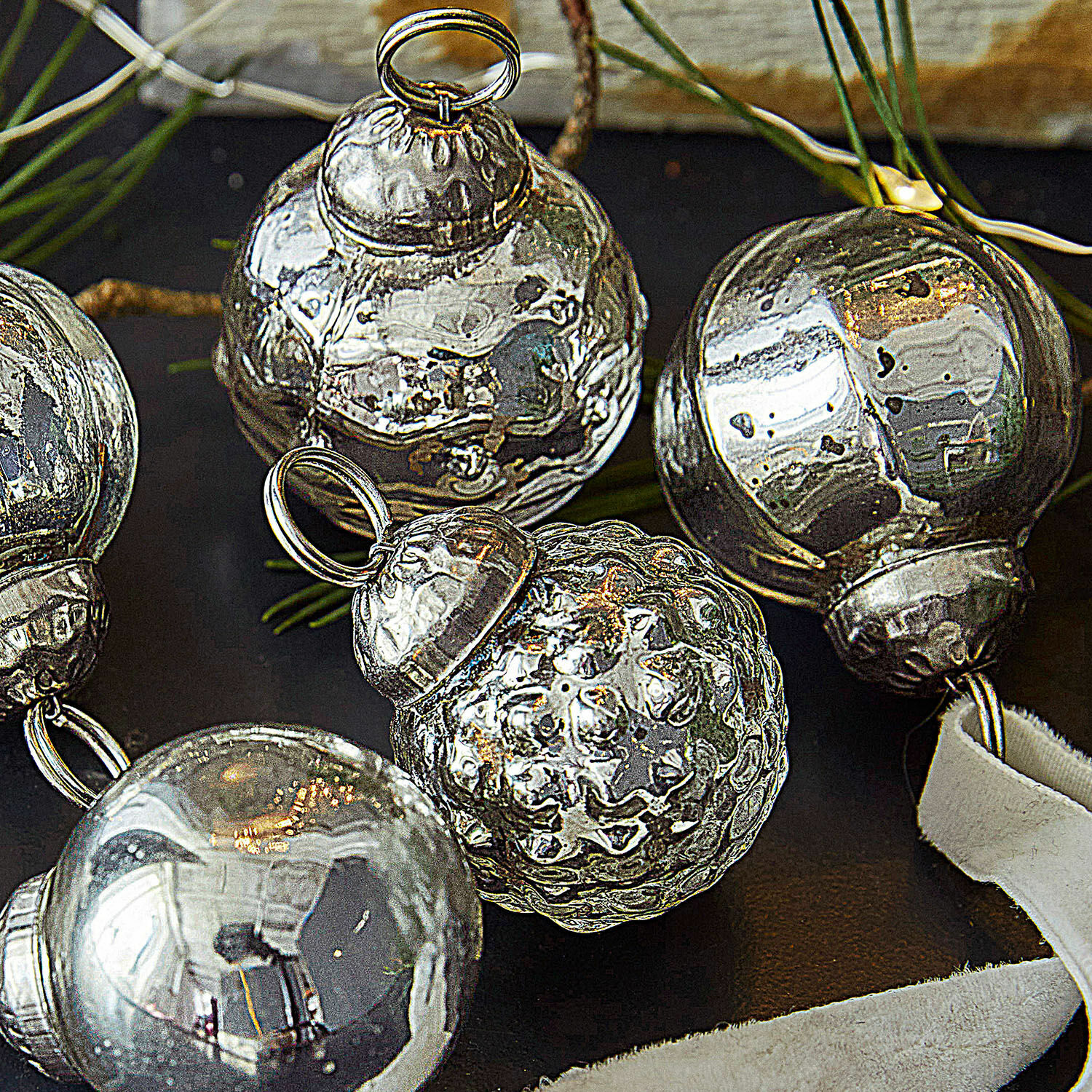 Kerstversiering set van 5 Venise