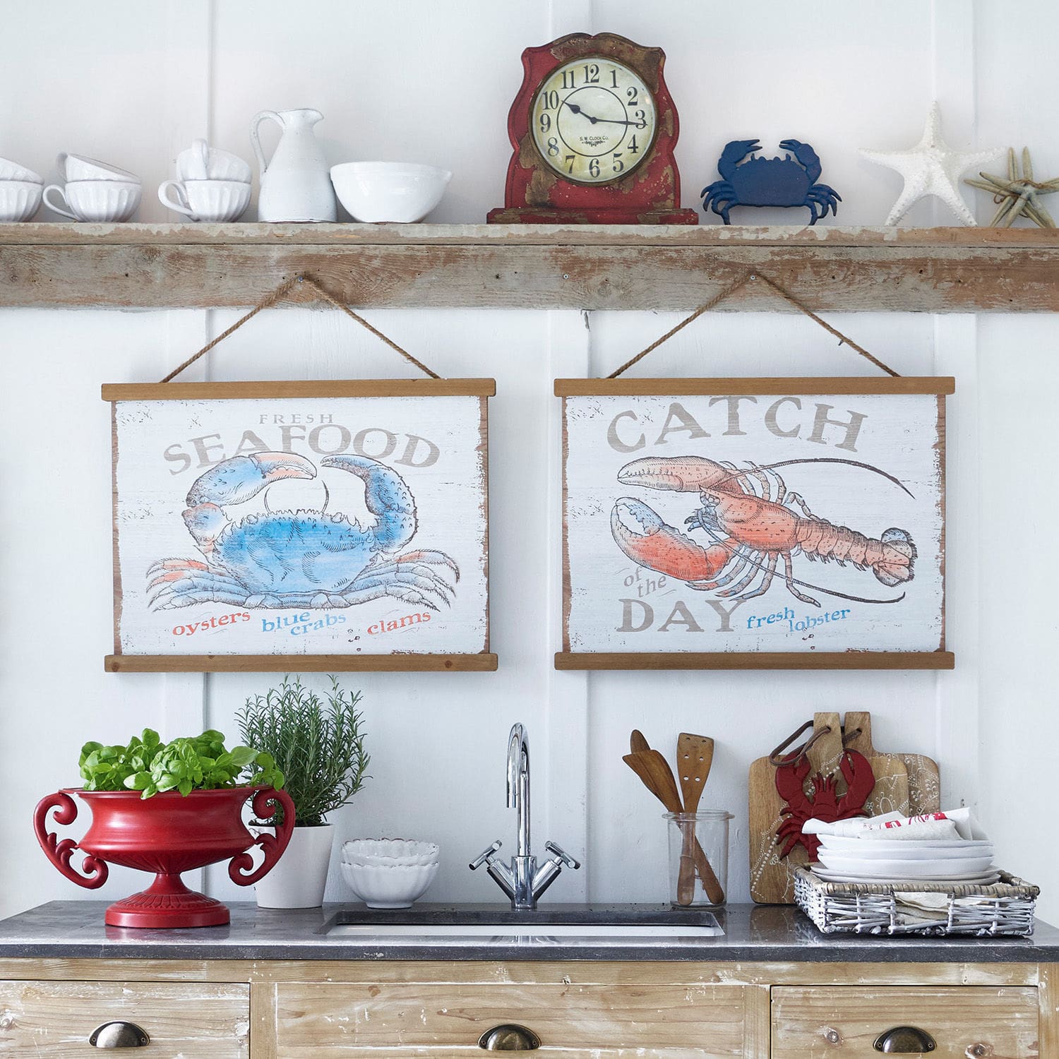 Decoboard, set van 2 Crustacean