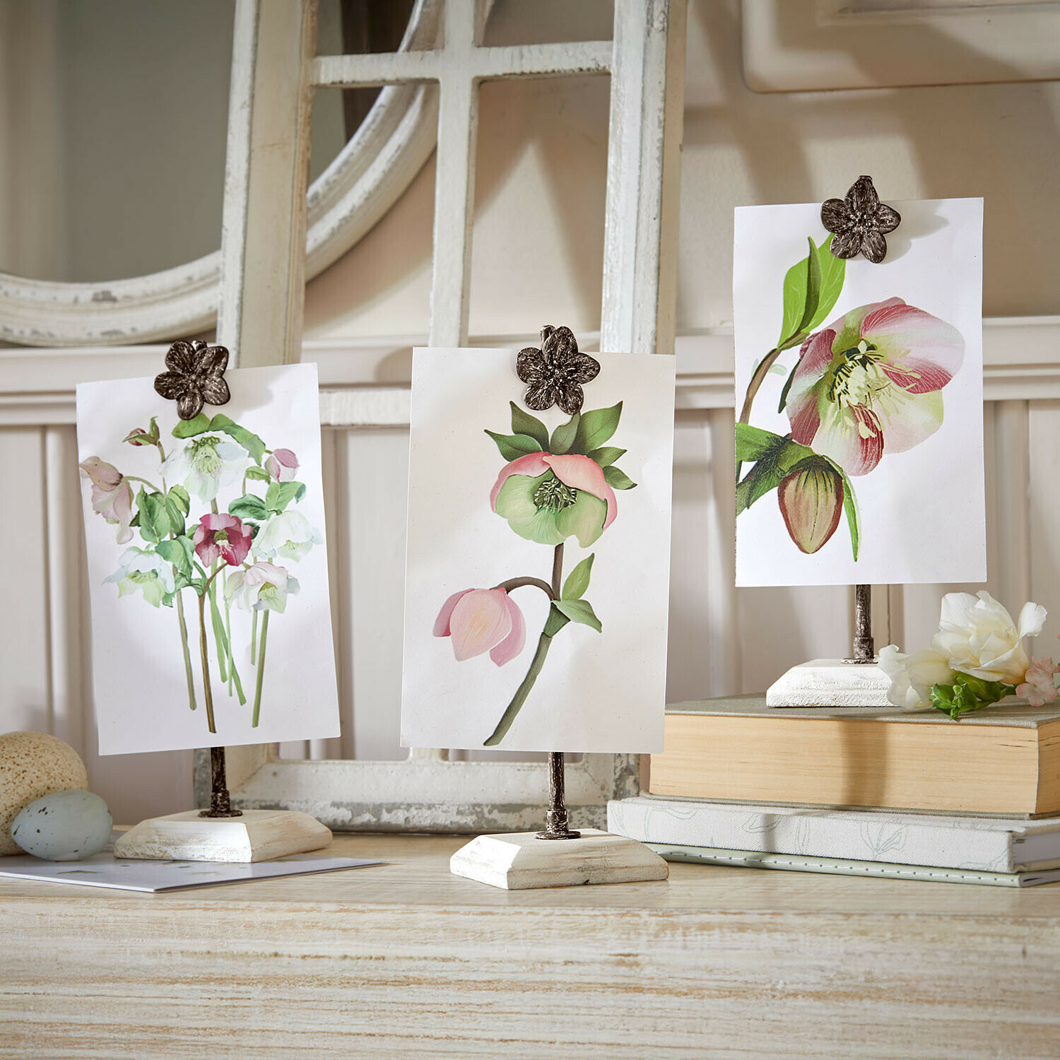 Afbeelding met houder set van 3 Serafinas