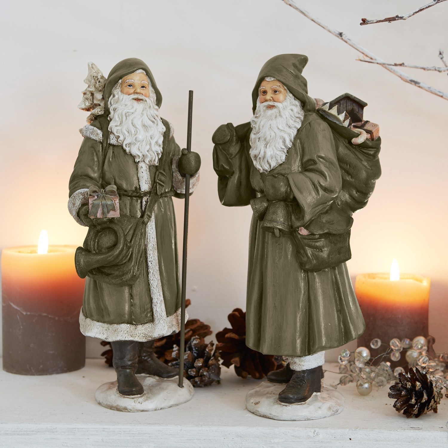 Kerstman set van 2 Jonael