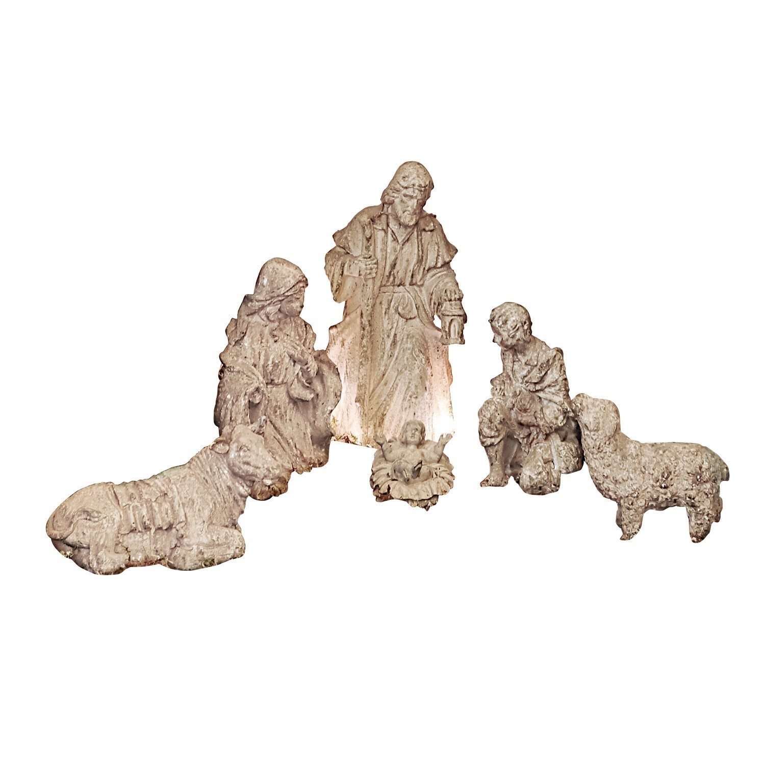 Kerststalfiguren set van 6 Pouponnière