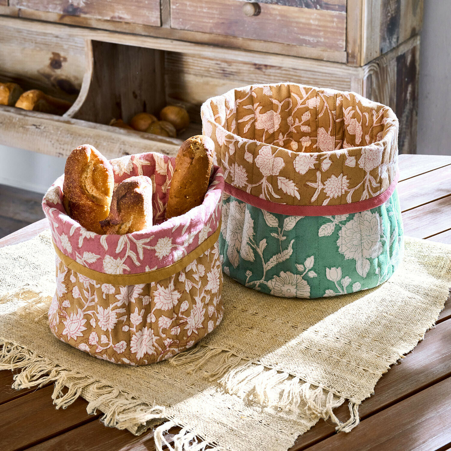 Mand set van 2 Fleuronnes