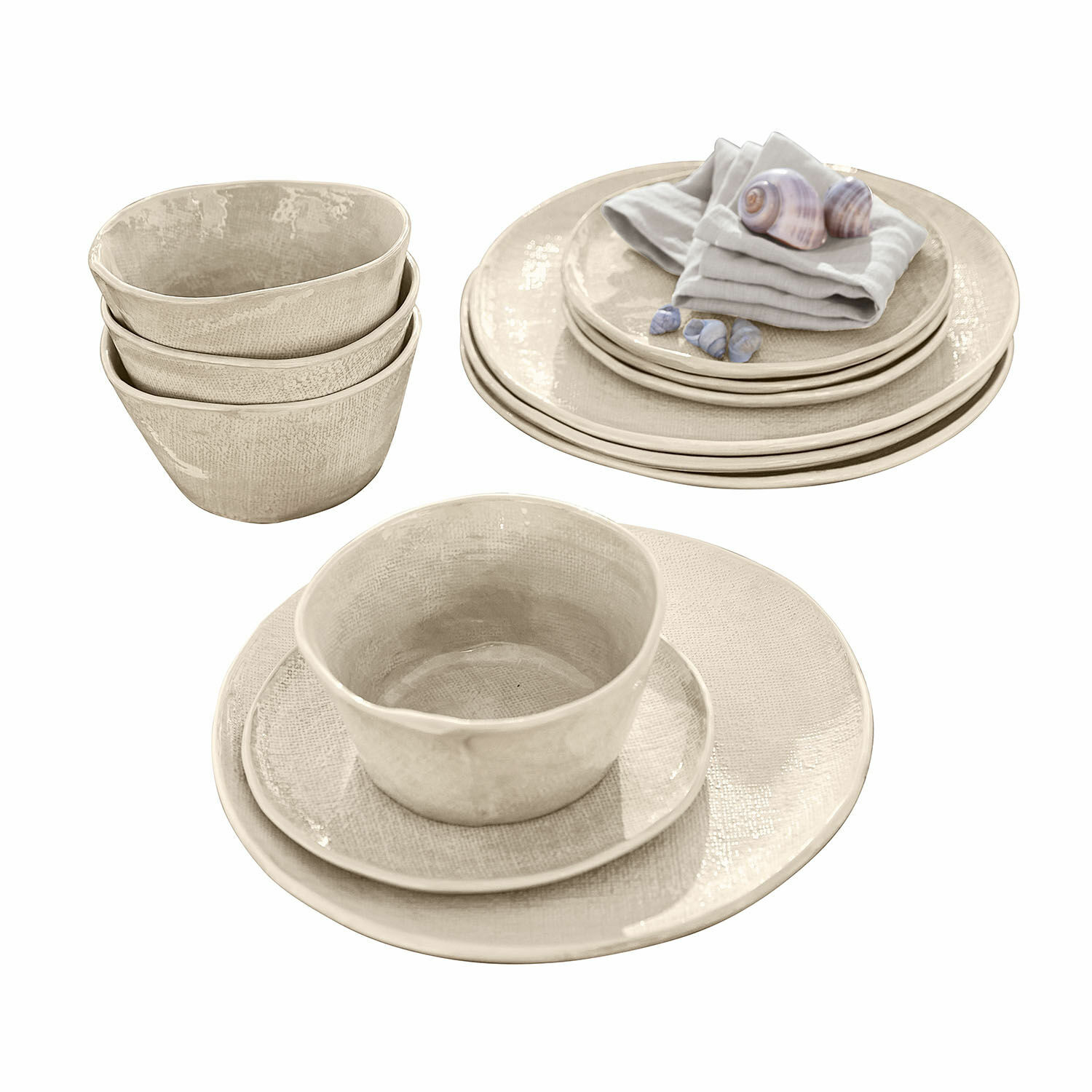 Servies set van 12 Luganville
