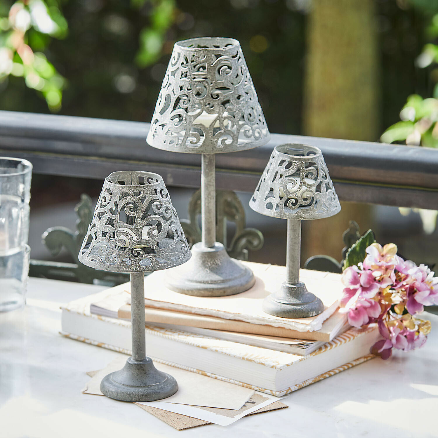 Windlichtje set van 3 Belori