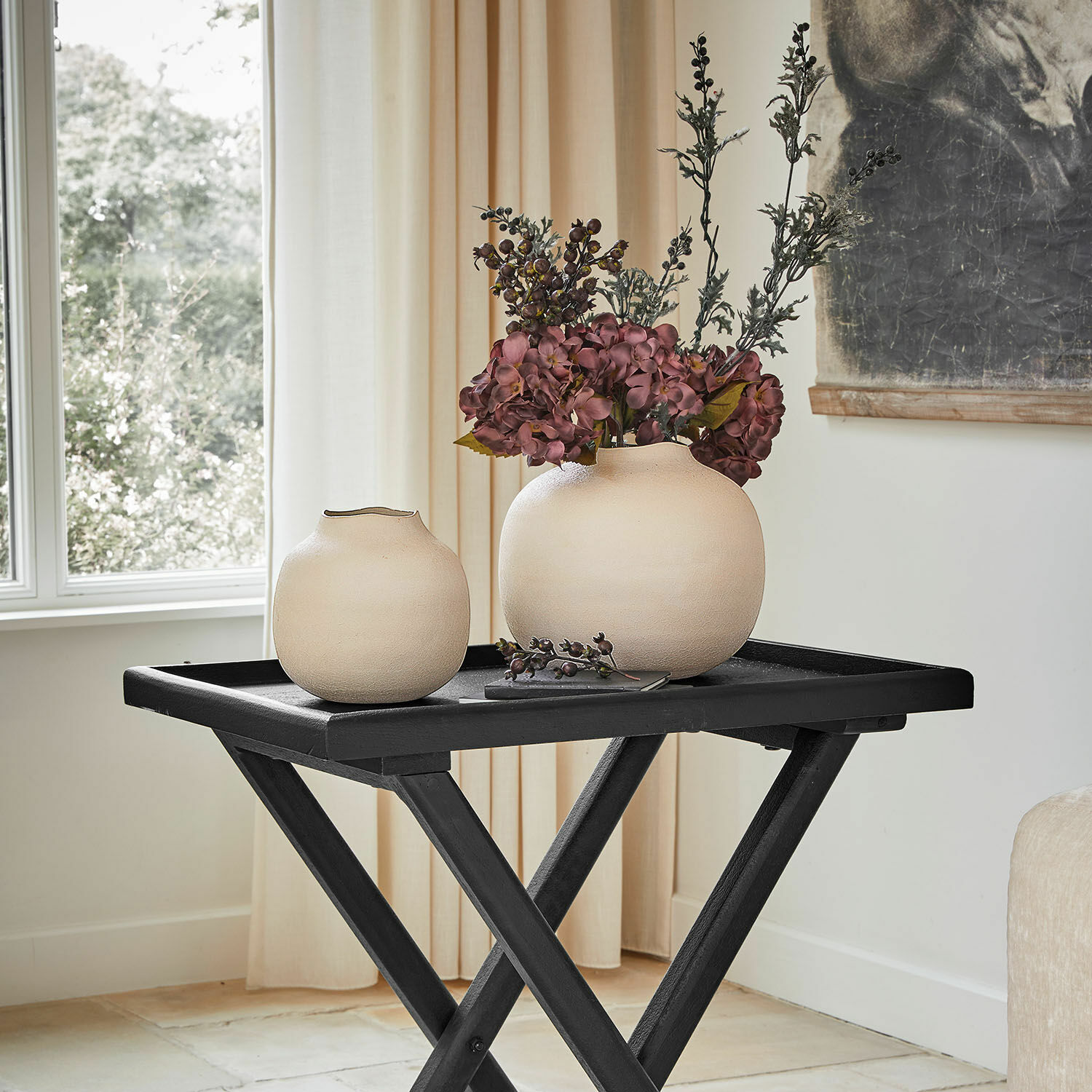 Vaas set van 2 Fleurons