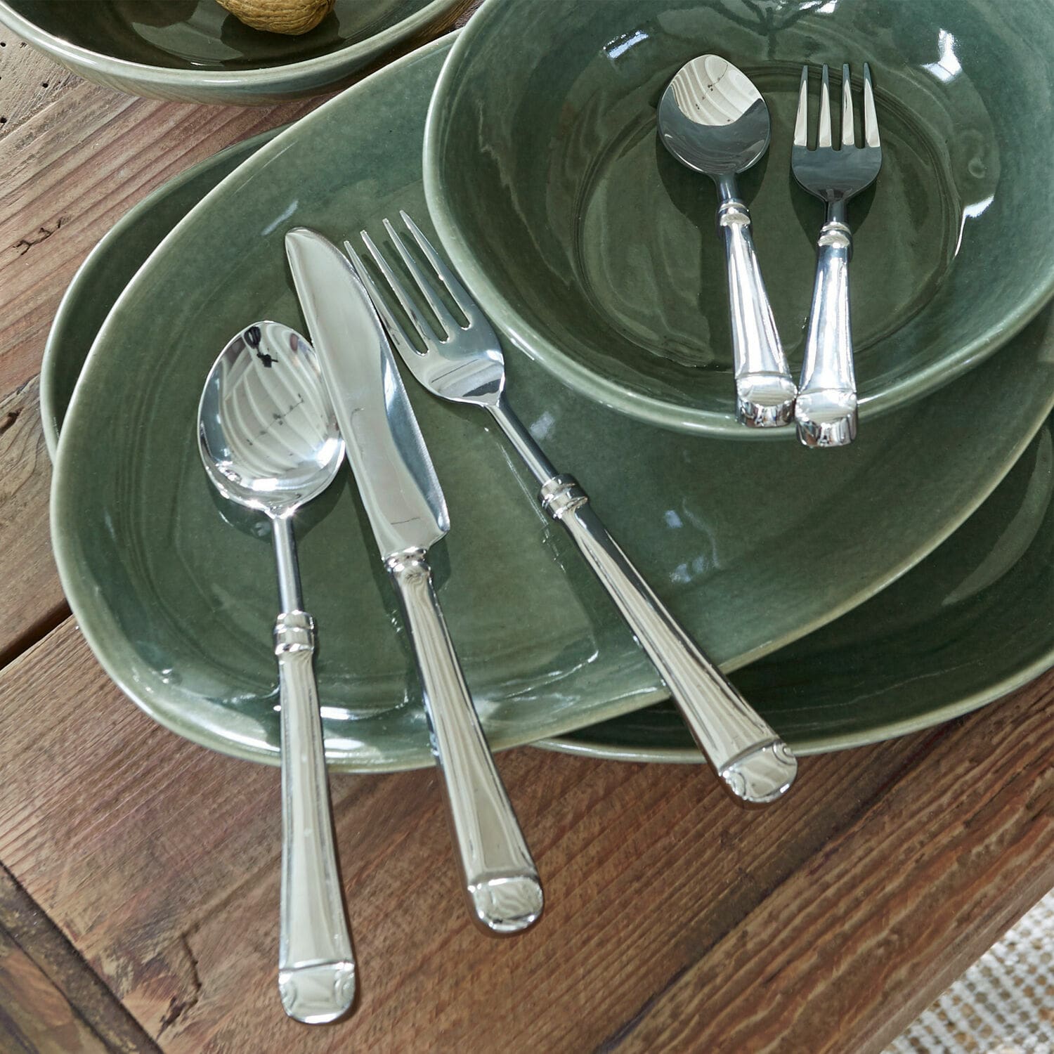 Servies set van 4 Toget
