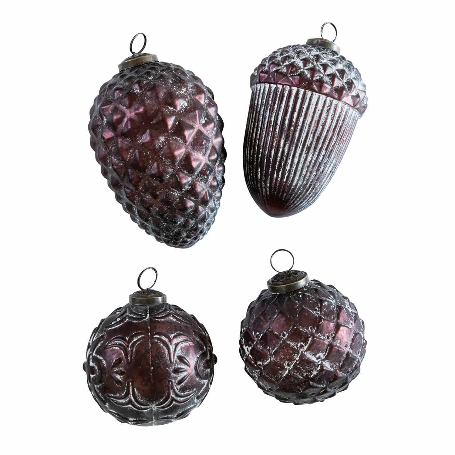 Kerstversiering set van 4 Broome