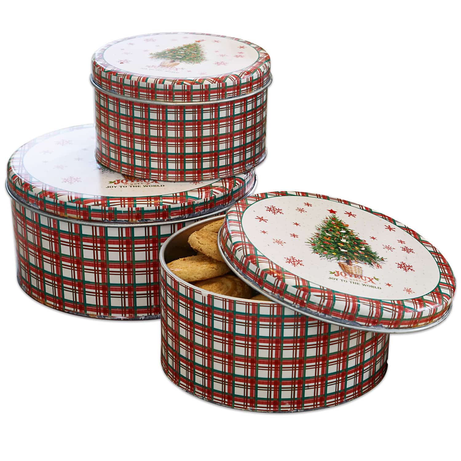 Doos set van 3 Ancien