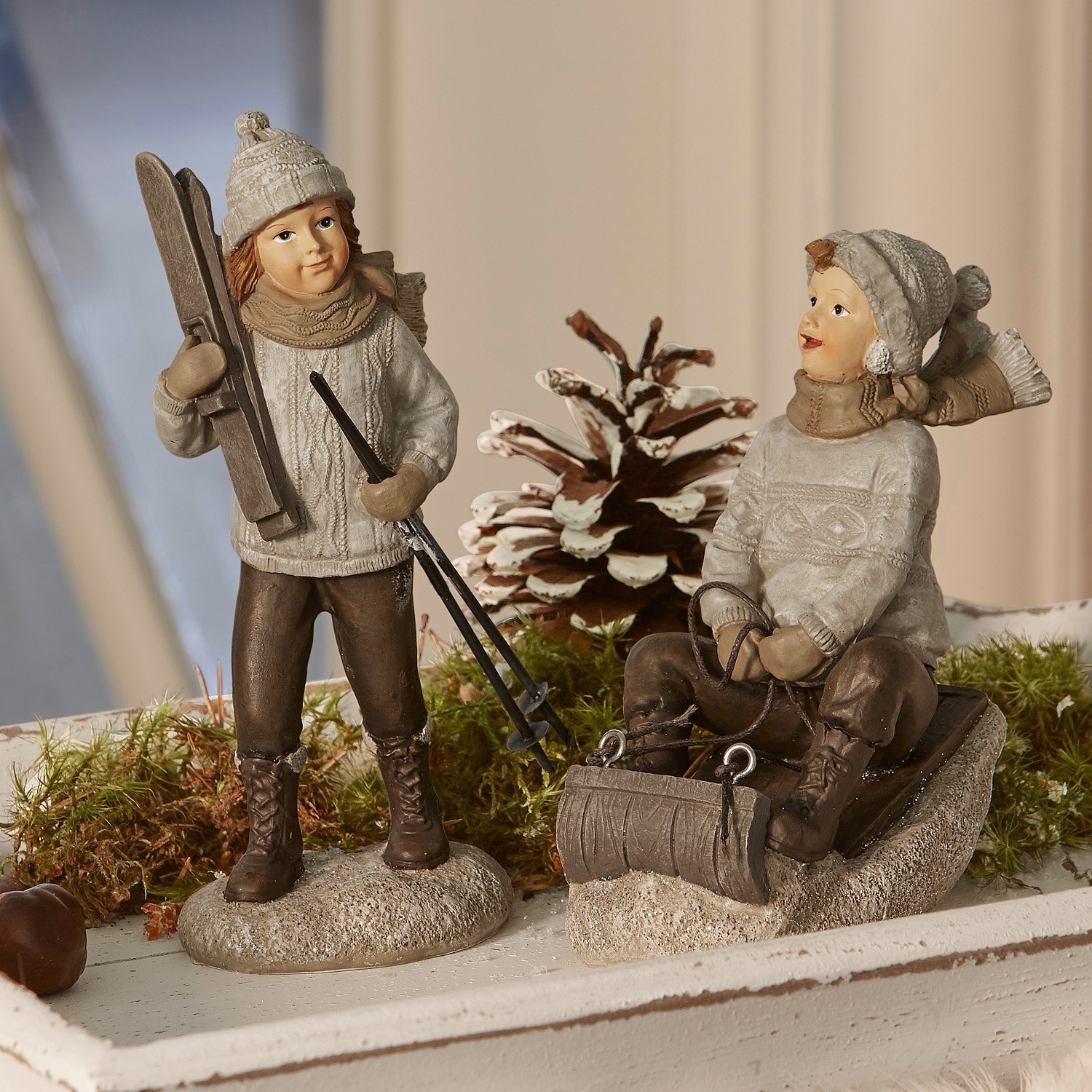 Figuren set van 2 Créon