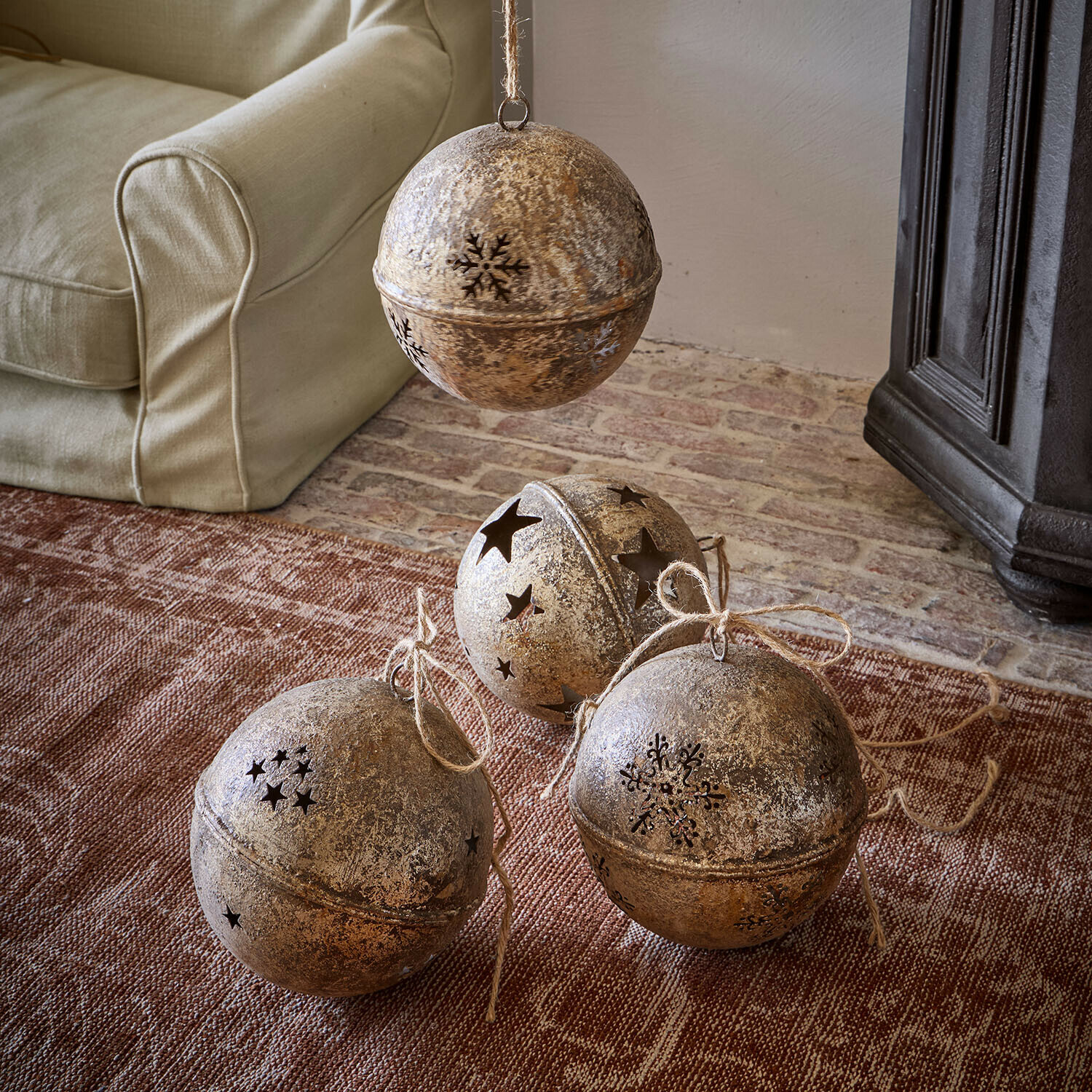Decoratieve bol set van 4 Elyzara