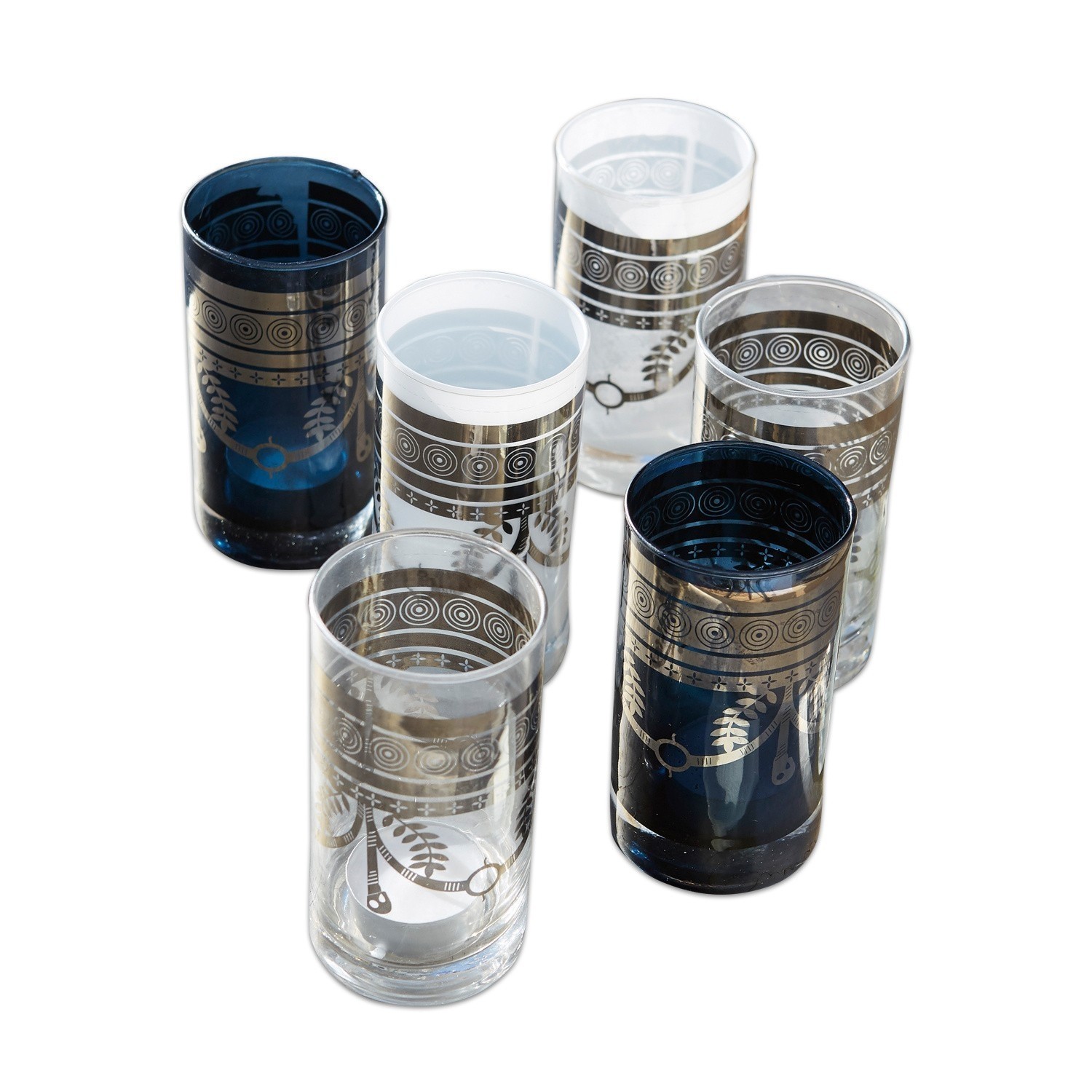 Windlicht set van 6 Hanad