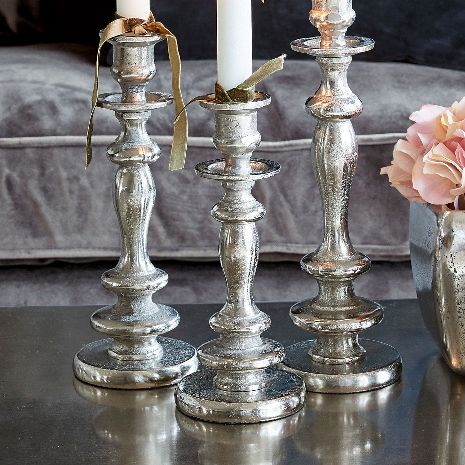 Kandelaar set van 3 Borga