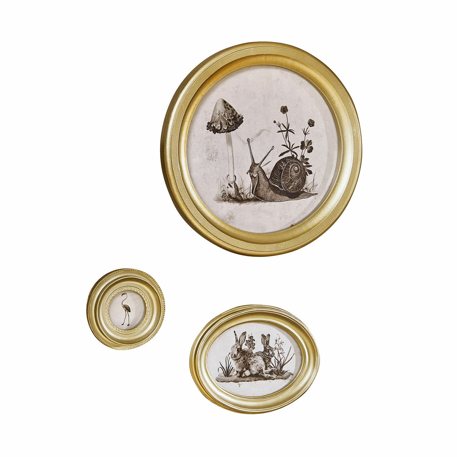 Muurdecoratie set van 3 Atriana