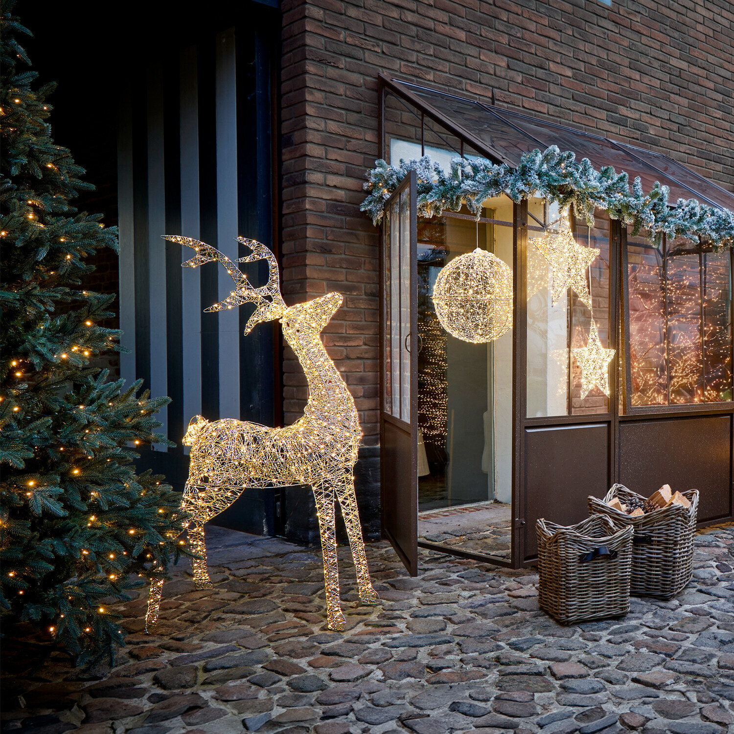 Hert met ledverlichting Elanari