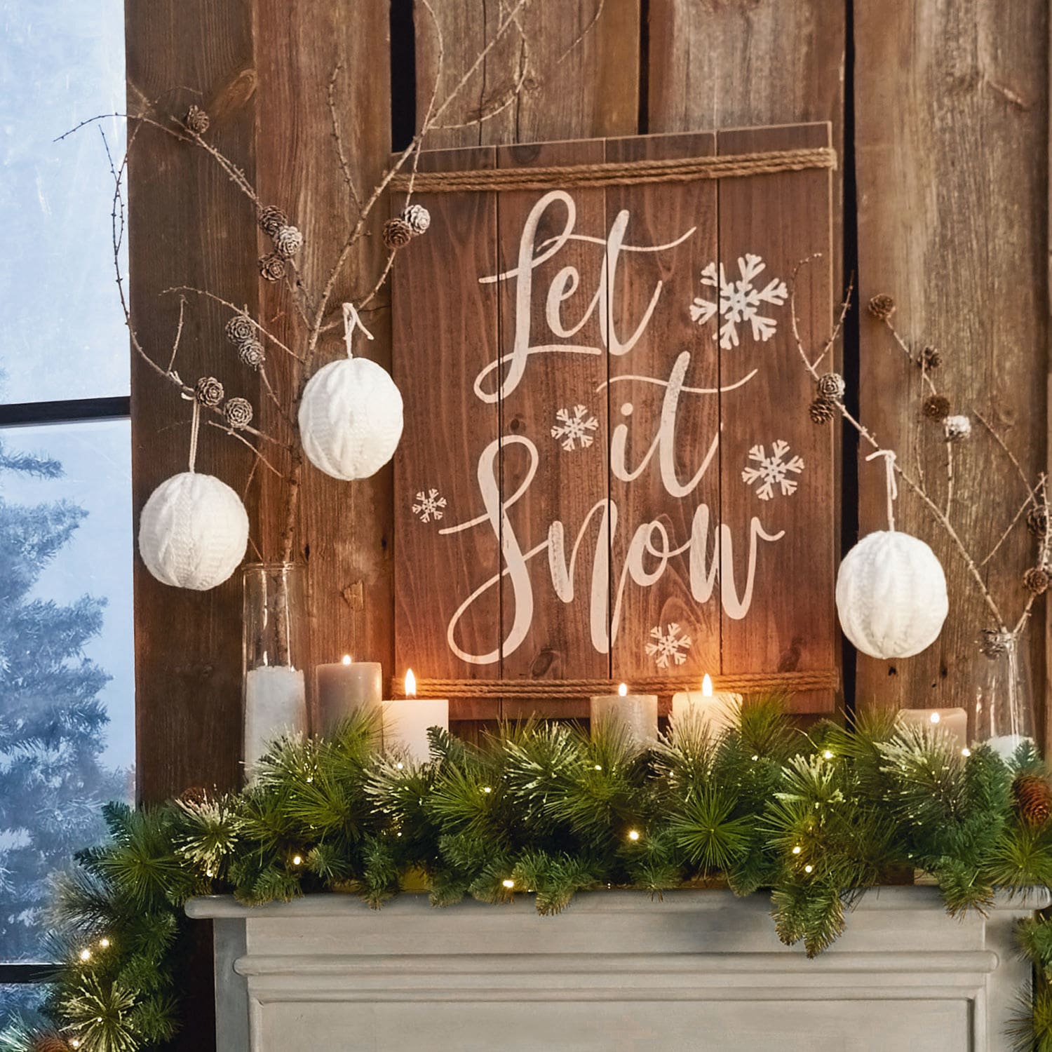 Kerstversiering, set van 3 Bidos