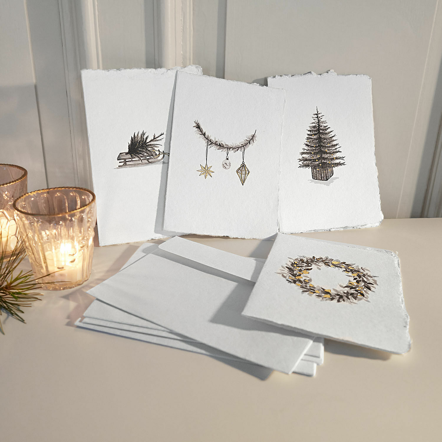 Set cadeaukaarten set van 4 Aelindor