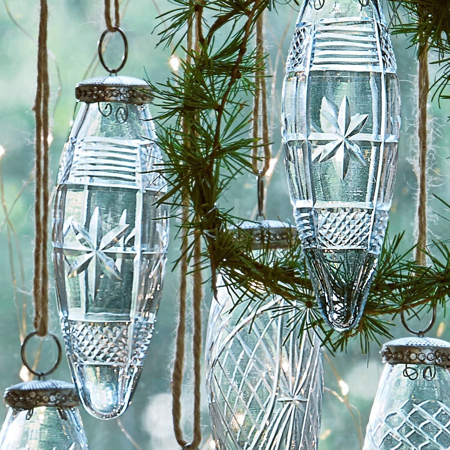 Kerstversiering set van 6 Loulay